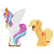 Набор игрушек для ванны My Little Pony 2 шт Играем вместе 171R-PVC
